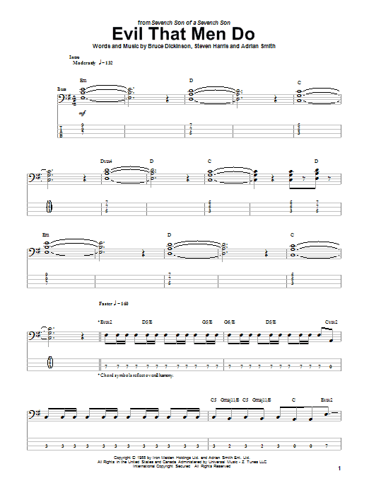 iron maiden guitar songbook pdf